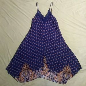 A dress with spaghetti straps